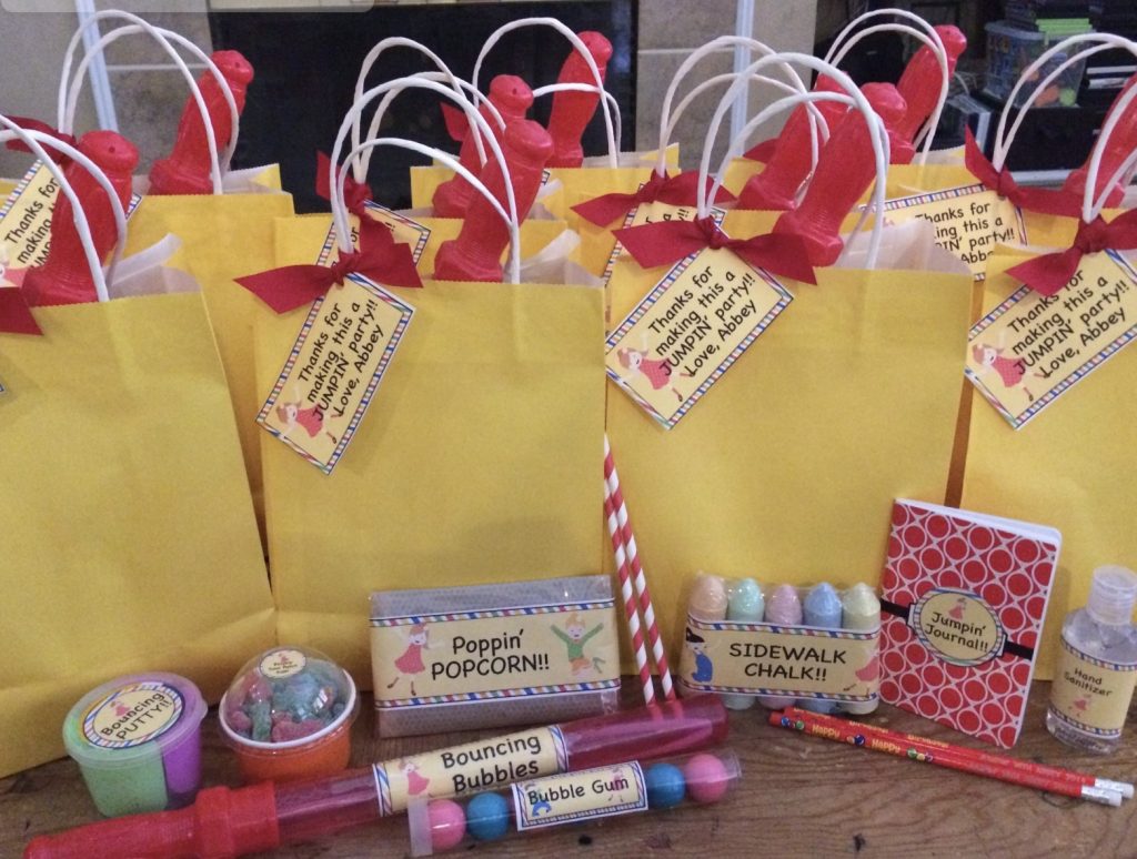 kids party favor bags