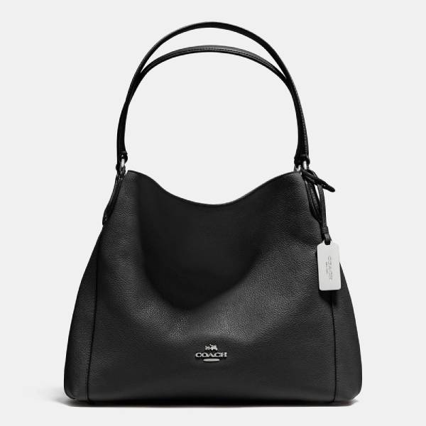 black shoulder bag