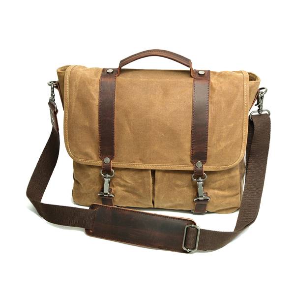 canvas messenger bag