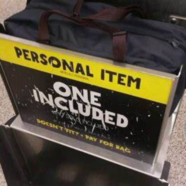 frontier carry-on size free