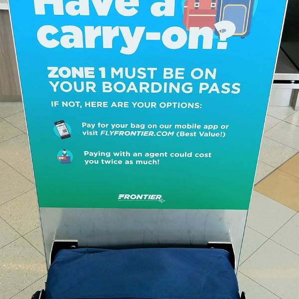 frontier free carry on