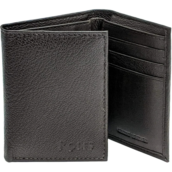 black leather wallet