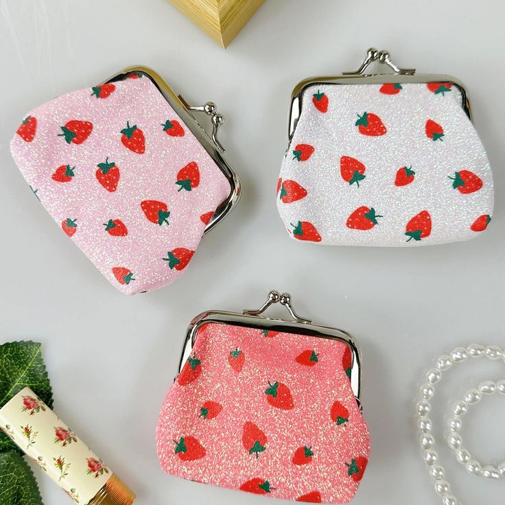 strawberry wallet