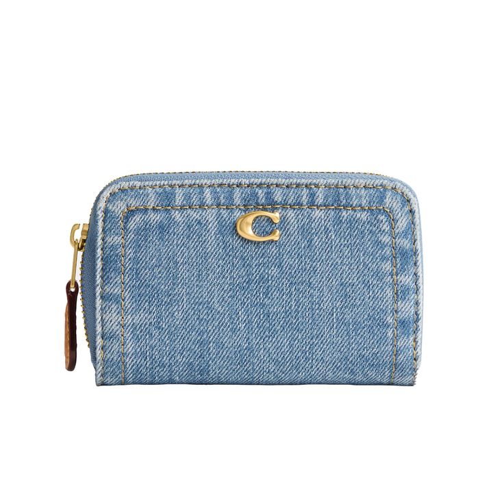 coach denim wallet